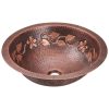 Chậu lavabo bằng đồng MKC-D110
