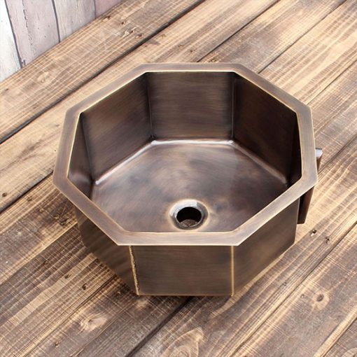 Chậu lavabo bằng đồng MKC-D113