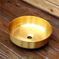 Chậu lavabo bằng đồng MKC-D117