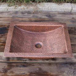 Chậu lavabo bằng đồng MKC-D121