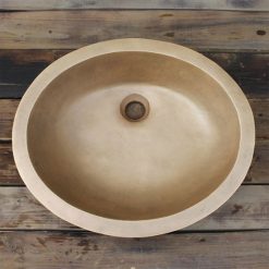 Chậu lavabo bằng đồng MKC-D124