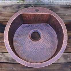 Chậu lavabo bằng đồng MKC-D125