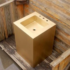 Chậu lavabo bằng đồng MKC-D130