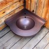 Chậu lavabo bằng đồng MKC-D131