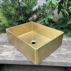 Chậu lavabo bằng đồng MKC-D132