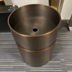 Chậu lavabo bằng đồng MKC-D133