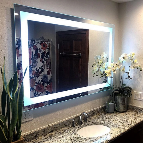 Gương led hình chữ nhật cảm ứng MIKEN MKG-NT0028