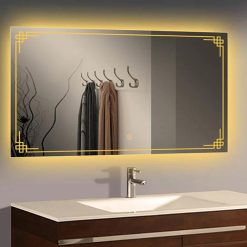 Gương led hình chữ nhật nghệ thuật MIKEN MKG-NT0029