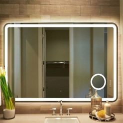 Gương led hình chữ nhật nghệ thuật MIKEN MKG-NT0034