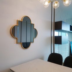 Gương nghệ thuật khung viền mạ vàng MIKEN MKG-NT0080