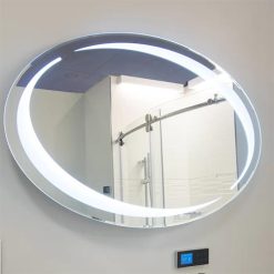Gương led phòng tắm hình oval MIKEN MKG-PT006
