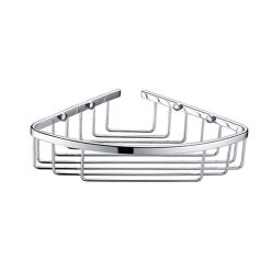 Kệ góc 1 tầng Đồng mạ Crom bóng Miken MKK-1905