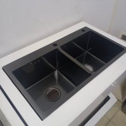 Chậu rửa bát Handmade Inox 304 màu đen Miken MKRB-8245BLC