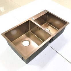 Chậu rửa bát Handmade Inox 304 mạ vàng Miken MKRB-7843GC