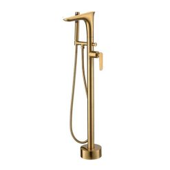 Sen cây đặt sàn cho bồn tắm màu vàng Miken MKS-0992G
