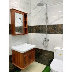 Bộ tủ chậu cao cấp Miken MKTC-6048-3 Wood