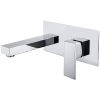 Vòi chậu lavabo âm tường màu chrome Miken MKV-600005