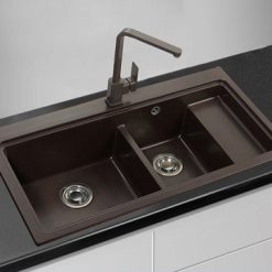 Chậu rửa bát đá thạch anh Moonoah MN-D9750