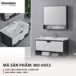 Bộ tủ chậu cao cấp Mowoen D-6952