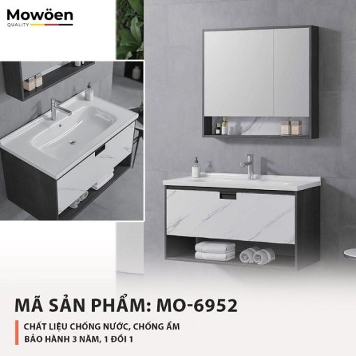 Bộ tủ chậu cao cấp Mowoen D-6952