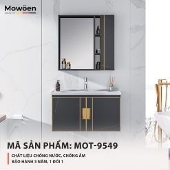 Bộ tủ chậu cao cấp Mowoen T-9549
