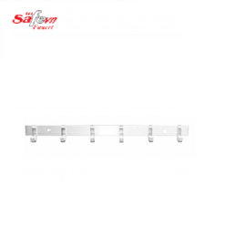 Móc áo 6 móc nhôm đơn