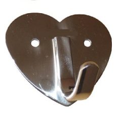 Móc áo Inox đơn hình trái tim Than hLong TL09