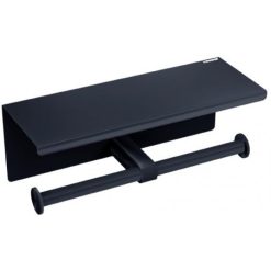 Treo giấy vệ sinh đôi màu đen Caesar Q6304B