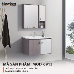 Bộ tủ chậu cao cấp Mowoen D-6913