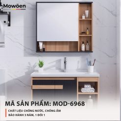 Bộ tủ chậu cao cấp Mowoen D-6968