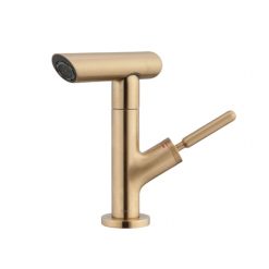 Vòi chậu lavabo nóng lạnh màu vàng MOEN GN15122BZG