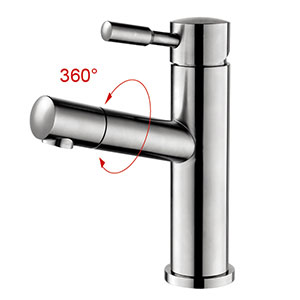 Vòi chậu lavabo inox Moonoah MN-510A