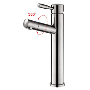 Vòi chậu lavabo inox Moonoah MN-512A