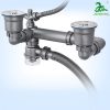 Xi phông chậu rửa bát 2 hố phi lỗ 90 Moonoah XPC-90