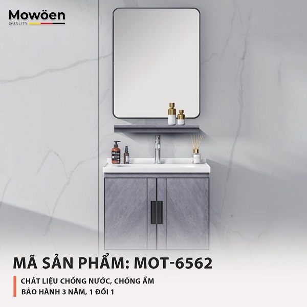 Bộ tủ chậu cao cấp Mowoen T-6562