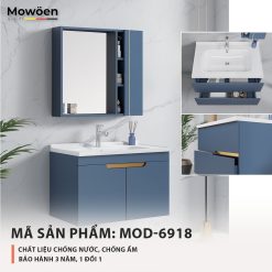 Bộ tủ chậu cao cấp Mowoen D-6918