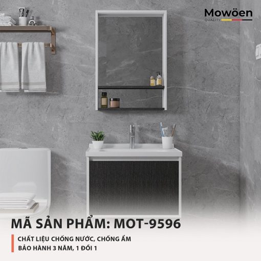 Bộ tủ chậu cao cấp Mowoen T-9596