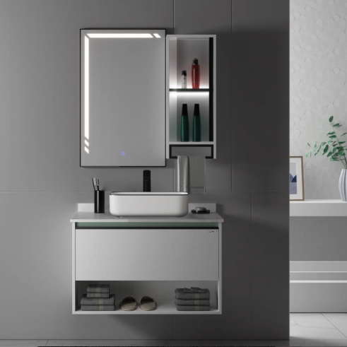 Bộ tủ chậu cao cấp Mowoen MW6603-80