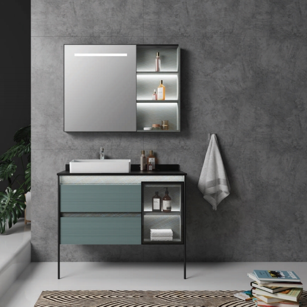 Bộ tủ chậu cao cấp Mowoen MW6613-120