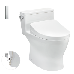 Bồn cầu 1 khối kết hợp nắp rửa điện tử TOTO MS188VKW11