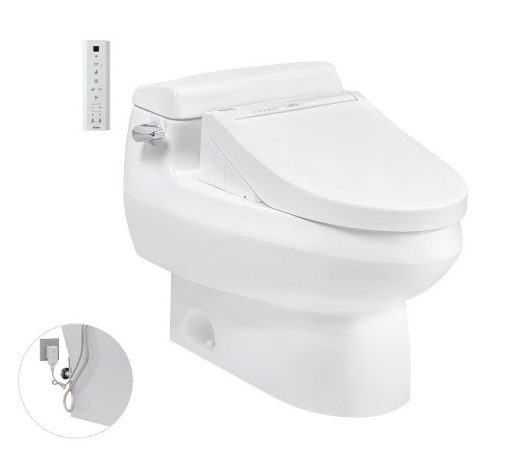 Bồn cầu nắp rửa điện tử TOTO MS688W14 Washlet nắp C5 TCF24410AAA