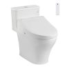 Bồn cầu 1 khối nắp rửa điện tử Washlet Toto MS857CDW15