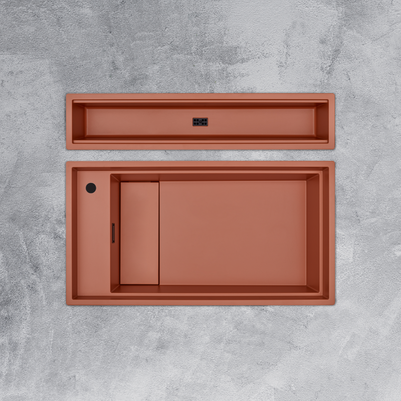 Chậu rửa bát đá Malloca MYST K83S-MYST K83L