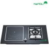 Bếp ga âm kết hợp điện từ Napoli CA-801GL