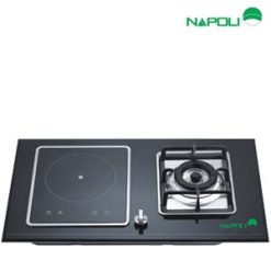 Bếp ga âm kết hợp điện từ Napoli CA-801GL