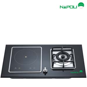 Bếp ga âm kết hợp điện từ Napoli CA-801GL