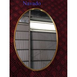 Gương Elip viền vàng Navado NO15442