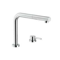 Vòi rửa bát nóng lạnh dây rút NOBILI TABLE NB242