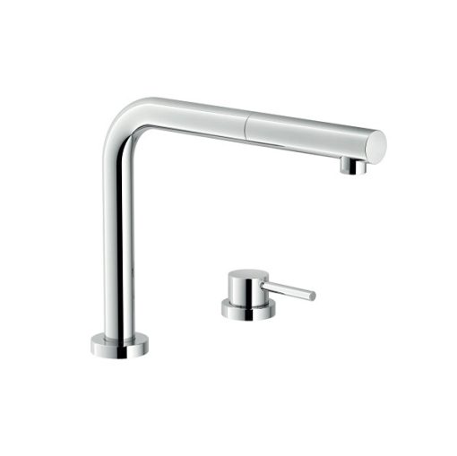 Vòi rửa bát nóng lạnh dây rút NOBILI TABLE NB242