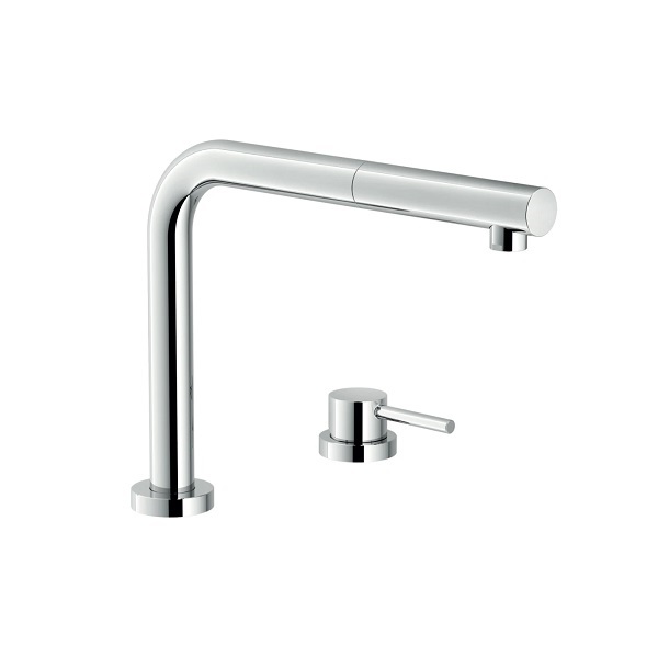 Vòi rửa bát nóng lạnh dây rút NOBILI TABLE NB242